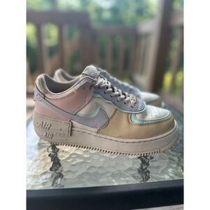 Nike Air Force 1‎ Shadow Pastel Sneakers Shoes Women's Size 8